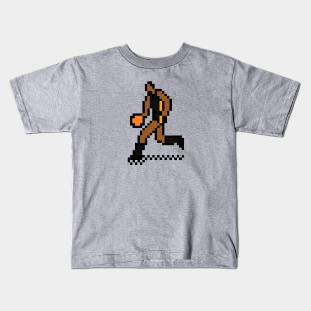 8-Bit Basketball - VCU Kids T-Shirt by The Pixel League